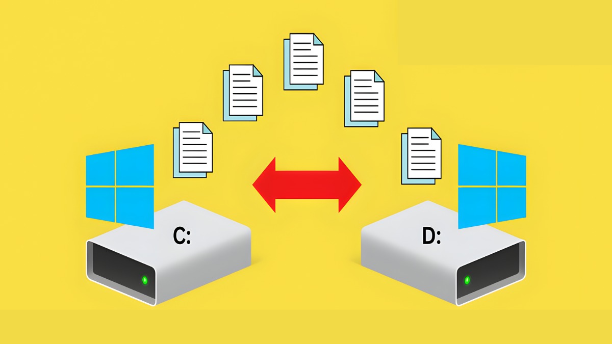 Picture 2 of Instructions on how to easily transfer data from drive C to drive D.