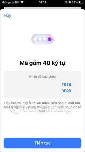 Picture 10 of Instructions on how to enable end-to-end encryption in Messenger.