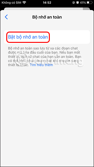 Picture 6 of Instructions on how to enable end-to-end encryption in Messenger.