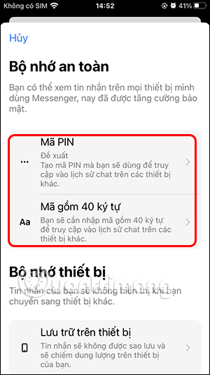 Picture 7 of Instructions on how to enable end-to-end encryption in Messenger.