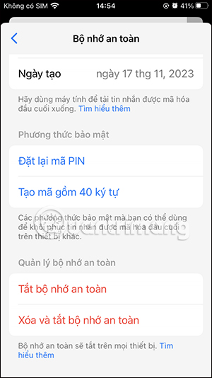 Picture 9 of Instructions on how to enable end-to-end encryption in Messenger.
