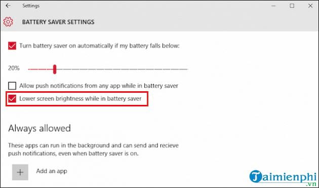 Picture 10 of Instructions on how to enable the Battery Saver function on your laptop.