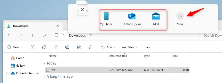 Instructions on enabling drag-and-drop file functionality in Windows 11 Picture 2