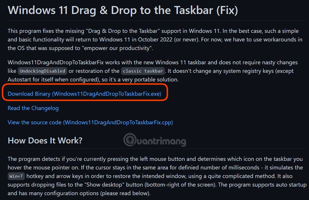 Instructions on enabling drag-and-drop file functionality in Windows 11 Picture 4