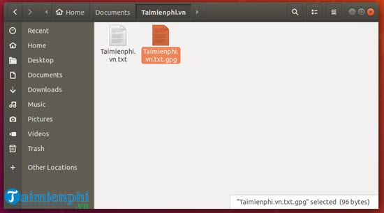 Instructions on how to encrypt files and folders on Ubuntu Picture 16
