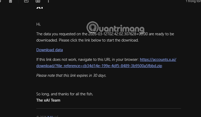 Instructions for exporting Grok AI chat history Picture 4