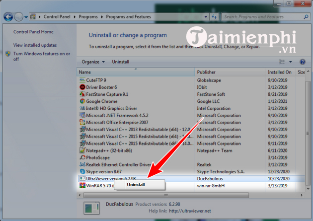 Picture 6 of Instructions on how to fix the issue of the ID not showing on Ultraviewer.