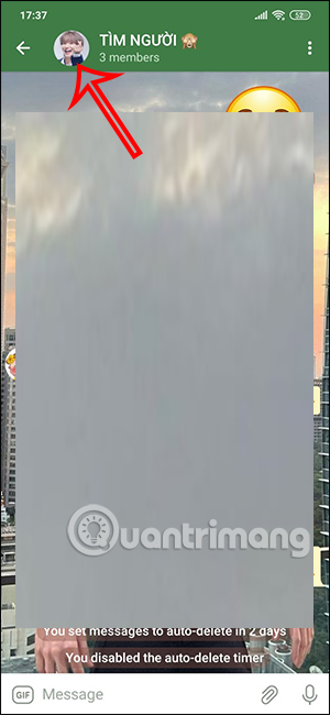 Instructions on how to get the Telegram group link Picture 1