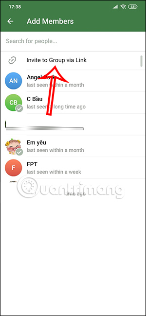 Instructions on how to get the Telegram group link Picture 3