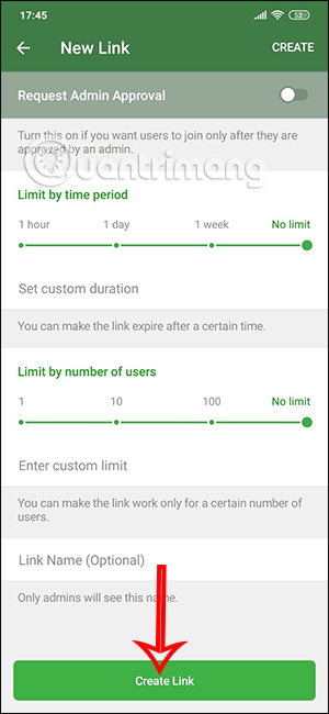 Instructions on how to get the Telegram group link Picture 6
