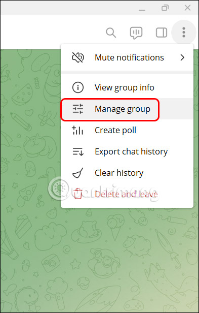 Instructions on how to get the Telegram group link Picture 7
