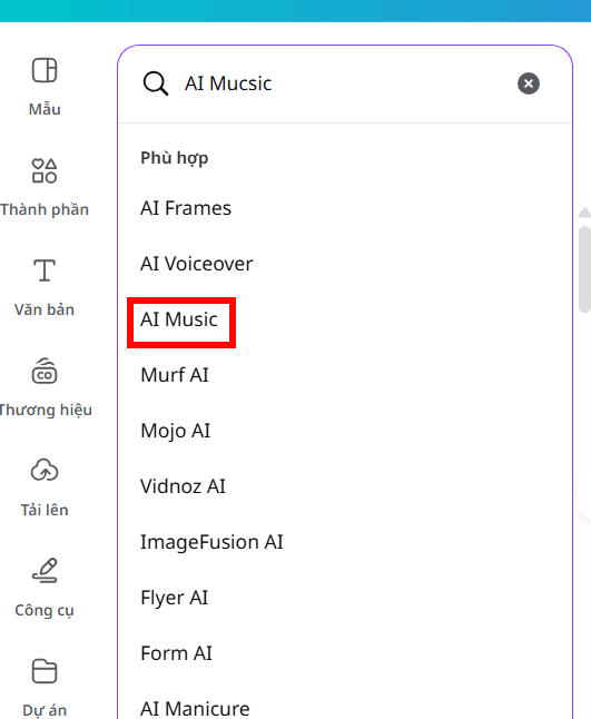 Picture 1 of Guide to adding AI music to videos in Canva