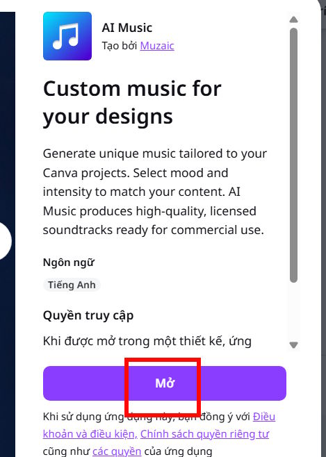 Picture 3 of Guide to adding AI music to videos in Canva