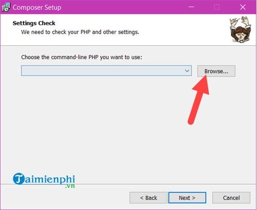 Picture 10 of Instructions on how to install Laravel, supporting web programming.
