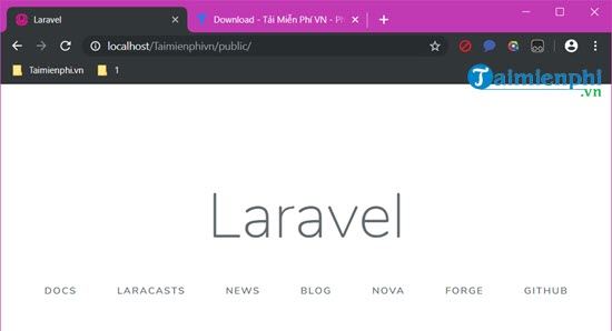 Picture 23 of Instructions on how to install Laravel, supporting web programming.