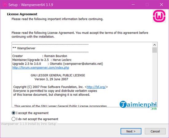 Picture 3 of Instructions on how to install Laravel, supporting web programming.