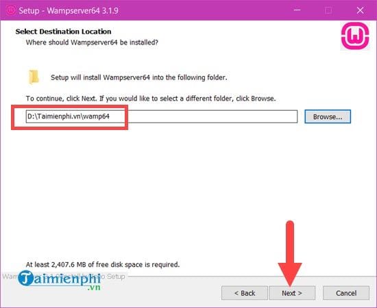 Picture 5 of Instructions on how to install Laravel, supporting web programming.