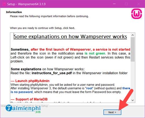 Picture 8 of Instructions on how to install Laravel, supporting web programming.