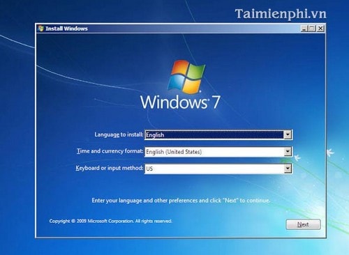 Picture 3 of Instructions on how to install Windows 7 using a DVD, USB drive, or hard drive.