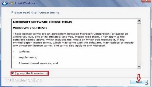 Picture 6 of Instructions on how to install Windows 7 using a DVD, USB drive, or hard drive.