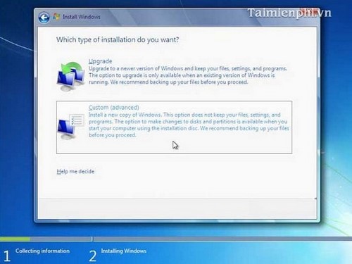 Picture 7 of Instructions on how to install Windows 7 using a DVD, USB drive, or hard drive.