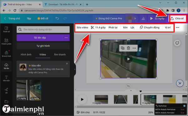 Instructions on how to merge videos online on your computer quickly, without downloading software Picture 10