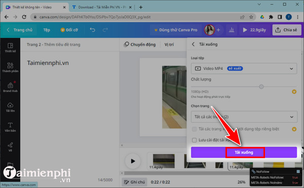 Instructions on how to merge videos online on your computer quickly, without downloading software Picture 12