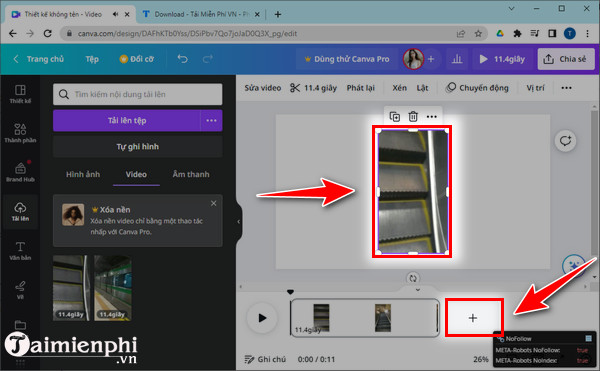 Instructions on how to merge videos online on your computer quickly, without downloading software Picture 7