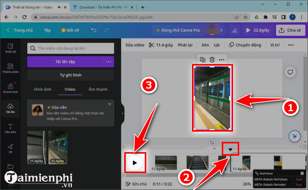 Instructions on how to merge videos online on your computer quickly, without downloading software Picture 9