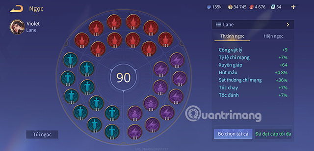 Instructions on how to play, build items, and Violet's gem table in season S1 2023 Picture 7