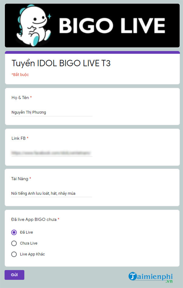 Instructions on how to register to become a BIGO LIVE idol Picture 2