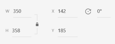 Picture 3 of Instructions on how to resize, position, rotate, and flip images in Adobe Illustrator.