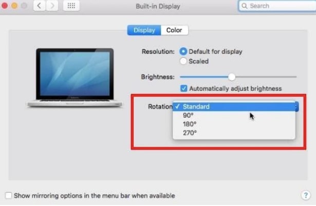 Instructions on how to rotate laptop and macbook screens in the most detailed way Picture 3