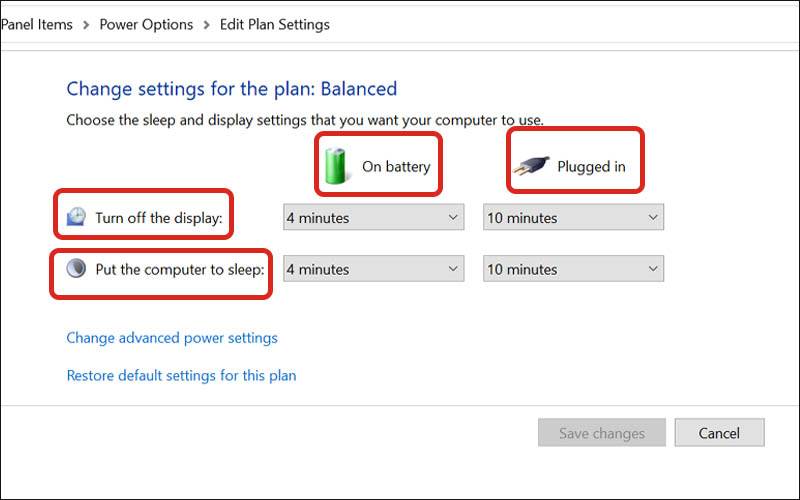 Instructions on how to set up the correct battery charging mode for Windows 10 laptops Picture 2