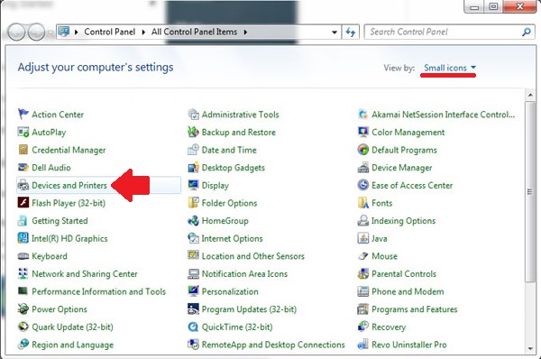 Instructions on how to share a printer Picture 8