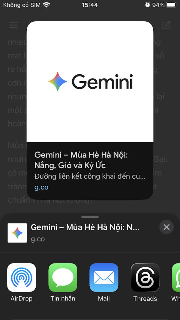 Gemini chat sharing guide Picture 2