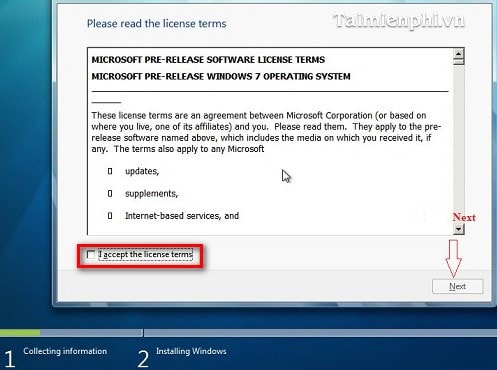 Picture 6 of Instructions on how to successfully install Windows 7 on a virtual drive.