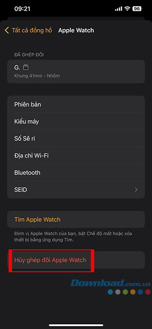 images 3 of Instructions on how to unpair your Apple Watch.