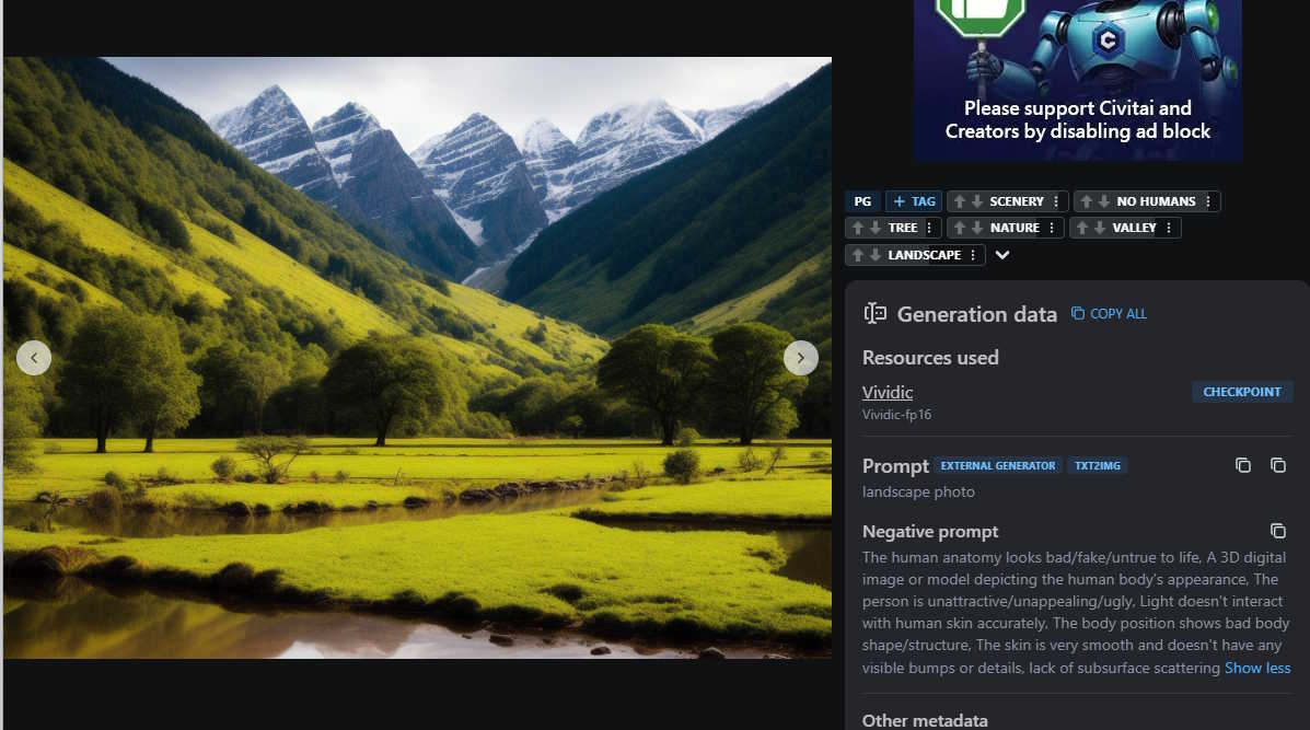 images 4 of Instructions on how to use AI models to create images in Civitai
