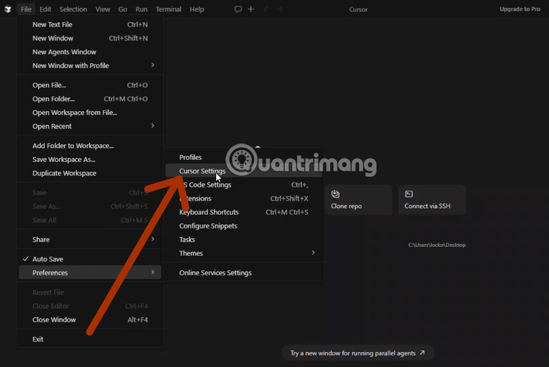 Picture 1 of Instructions on how to use Claude in Cursor
