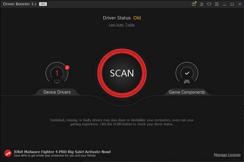 Picture 1 of Instructions on installing Driver Booster, software that automatically finds drivers for your computer or laptop.
