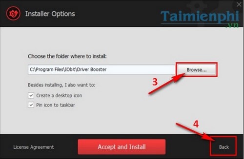 Picture 4 of Instructions on installing Driver Booster, software that automatically finds drivers for your computer or laptop.