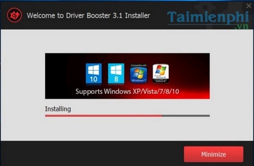 Picture 6 of Instructions on installing Driver Booster, software that automatically finds drivers for your computer or laptop.