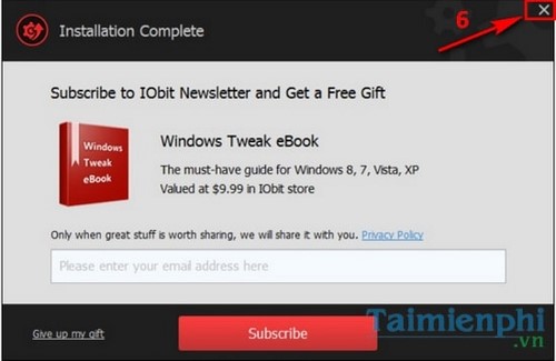 Picture 7 of Instructions on installing Driver Booster, software that automatically finds drivers for your computer or laptop.