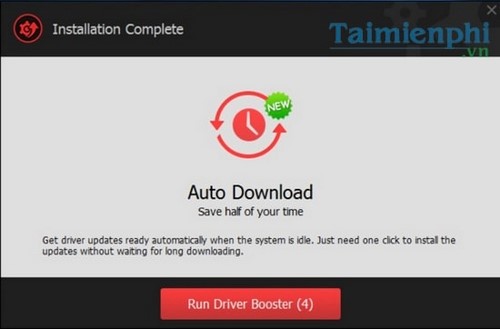 Picture 8 of Instructions on installing Driver Booster, software that automatically finds drivers for your computer or laptop.