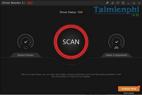 Picture 9 of Instructions on installing Driver Booster, software that automatically finds drivers for your computer or laptop.
