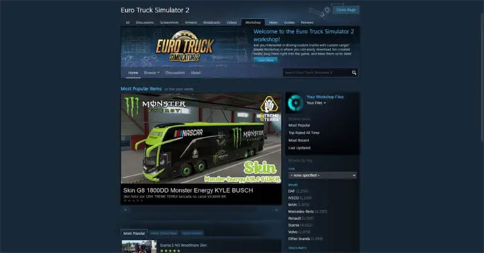 Instructions on installing mods in Euro Truck Simulator 2 Picture 2