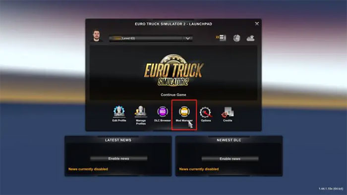 Instructions on installing mods in Euro Truck Simulator 2 Picture 4