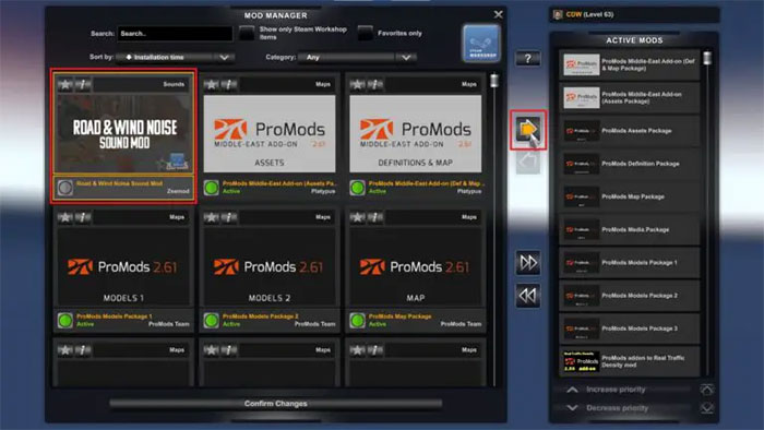 Instructions on installing mods in Euro Truck Simulator 2 Picture 5