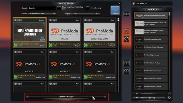 Instructions on installing mods in Euro Truck Simulator 2 Picture 6